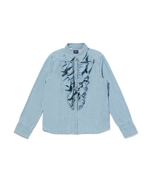 ブラウス シャツ Levi's/リーバイス BLUETAB(TM) デニム ユーティリティシャツ レディース Levi's/リーバイス BLUETAB(TM) デニム ユーティリティシャツ
