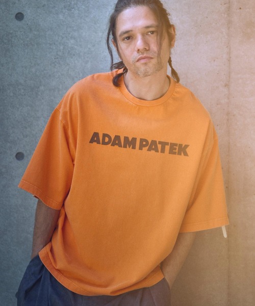 ADAM PATEK tシャツ ADAMPATEK/basic logo short sleeve T/ロゴ