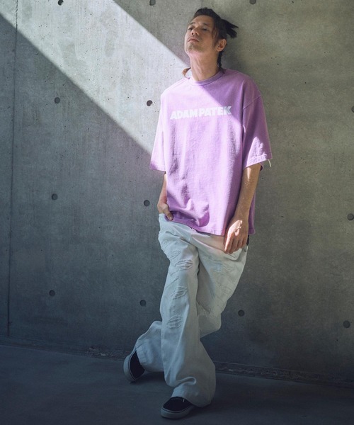 ADAM PATEK tシャツ ADAMPATEK/basic logo short sleeve T/ロゴ