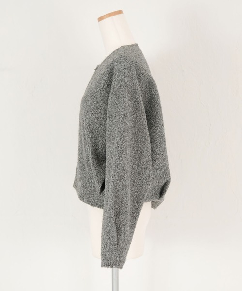 「titivate」 ジップアップブルゾン M チャコール レディース_画像3