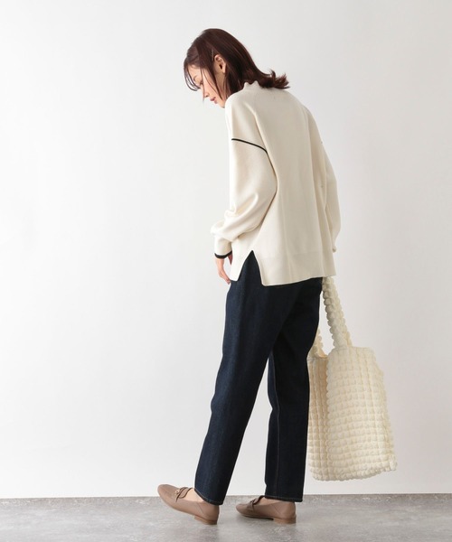 「GLOBAL WORK」 タートルネックニット MEDIUM グレー系その他 レディース_画像5