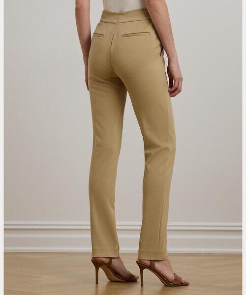 Ralph Laurenレディース　アンクル丈パンツ LAUREN RALPH パンツ ダブルフェイスド ストレッチ コットン