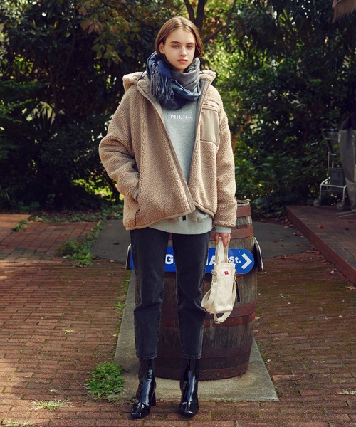 「MILKFED.」 ブルゾン M ベージュ レディース_画像9