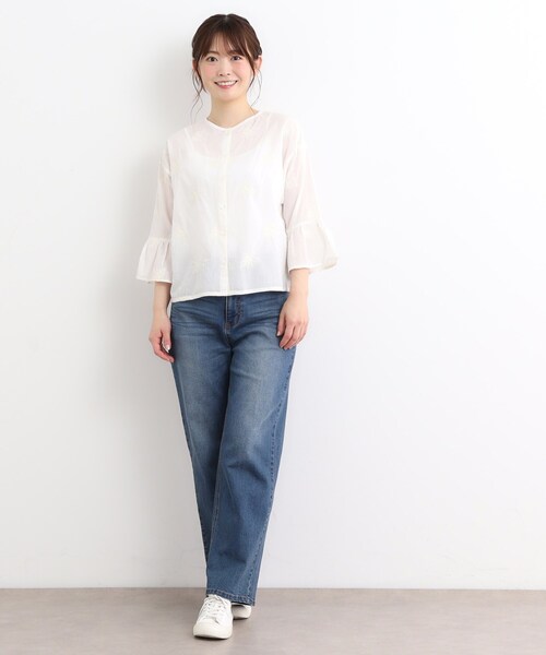 LAURA ASHLEY（ローラアシュレイ） ブラウス シャツ 「コットン100 