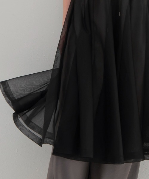ODAKHA（オダカ） ワンピース ODAKHA / sheer circular knit dress