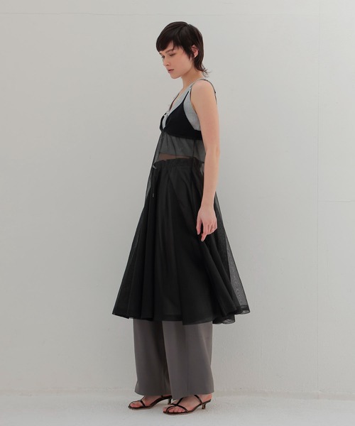 ODAKHA ワンピース / sheer circular knit dress(シアー