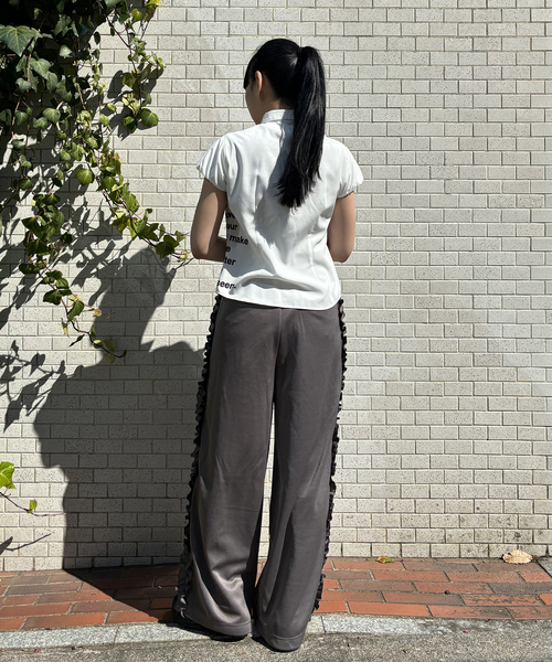SOWA Film jersey pants (フリルジャージーパンツ) SOWA Film jersey pants black - The Galaxy Harmony!!!!