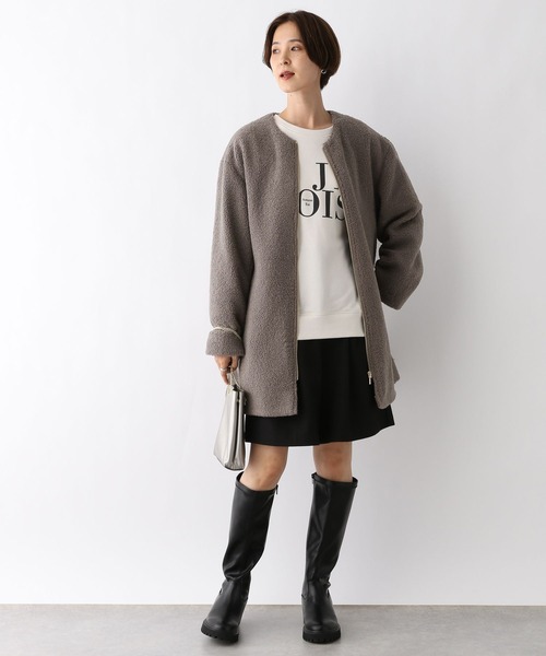 「LEPSIM」 コート FREE モカ レディース_画像4