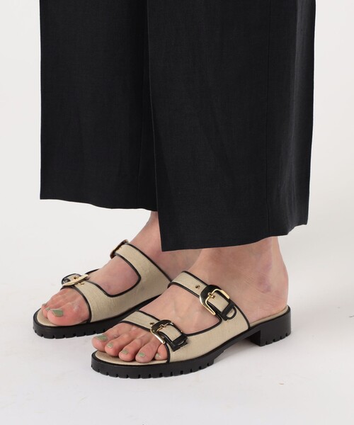 MACPHEE（マカフィー） スラックス パンツ リネンレーヨンツイル  