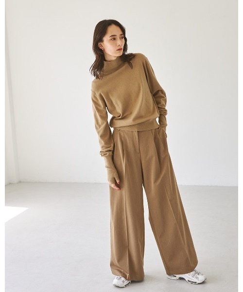 「TODAYFUL」 長袖ニット FREE チャコールグレー レディース_画像3