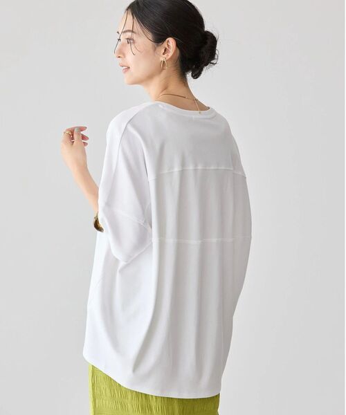 tシャツ 「WEB限定」UVカット+接触冷感 コクーンカットプルオーバー レディース | AMERICAN HOLIC | 01