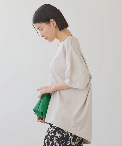 tシャツ 「WEB限定」UVカット+接触冷感 コクーンカットプルオーバー レディース | AMERICAN HOLIC | 21