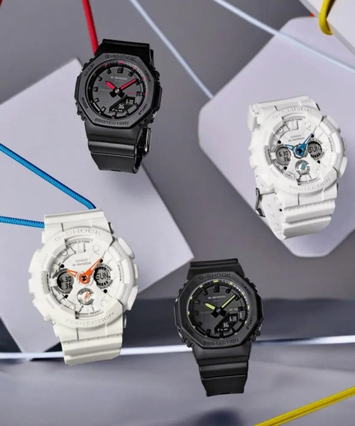 【新品・未使用】G-SHOCK スポーツウォッチ ホワイト5081 腕 G-SHOCK CRAZY COLORS 2024 ホワイト ブルー DW-6900RCS-7JF