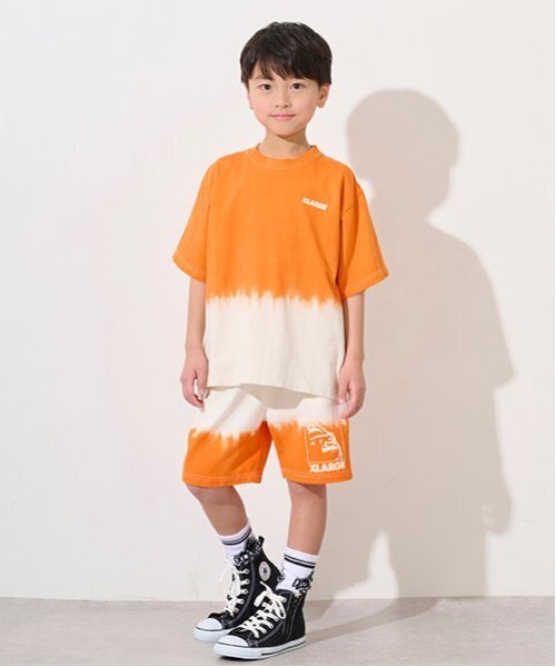 XLARGE KIDS tシャツ グラデーションタイダイ半袖Tシャツ キッズ 子供