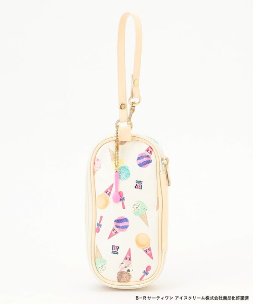 ANY（エニィ） ポーチ 「any FAM×サーティワン アイスクリーム」クリア