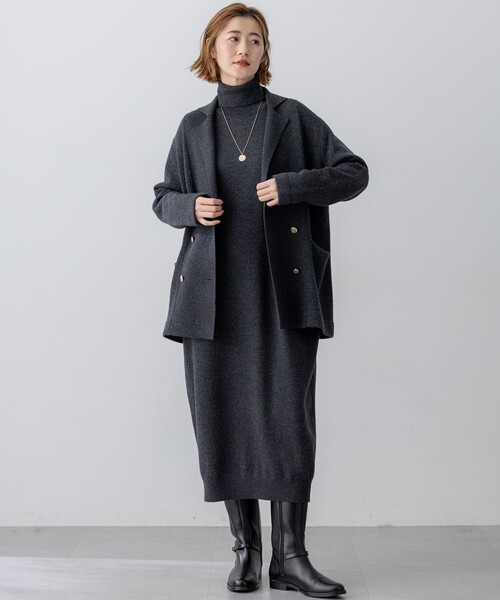 JILSANDER NAVY ジョッキーブーツ。 新品　37 23区（ニジュウサンク） ブーツ ジョッキー ブーツ レディース