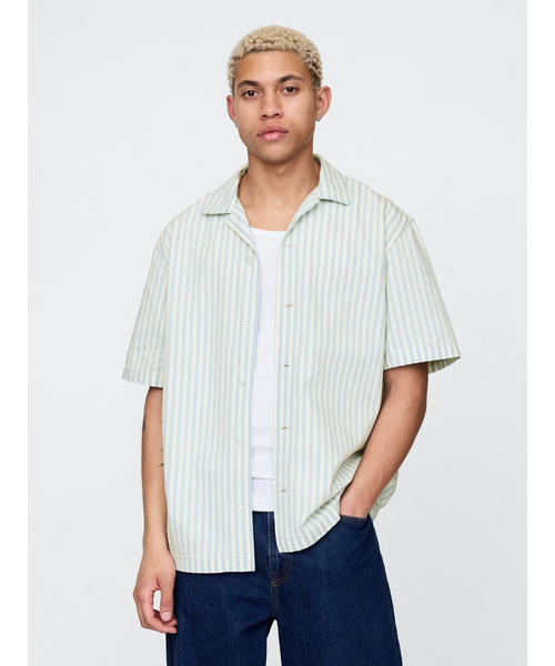 PACS ストライプシャツ AZUL BY MOUSSY | マルチストライプシャツ (シャツ・ブラウス ) |SHEL