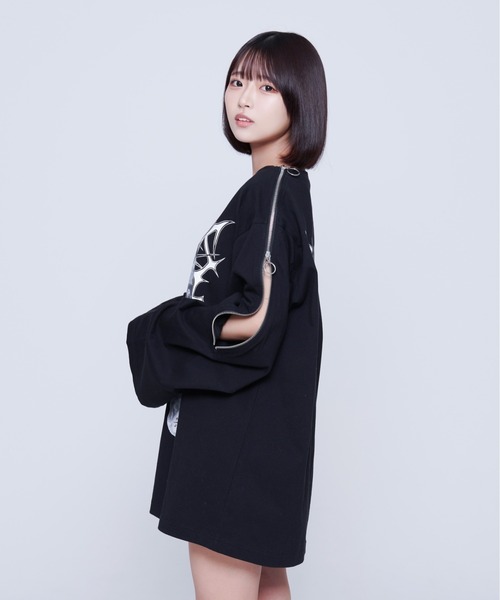 TRAVAS TOKYO　カットソー TRAVAS TOKYO 「TRAVAS TOKYO」 長袖カットソー FREE ブラック