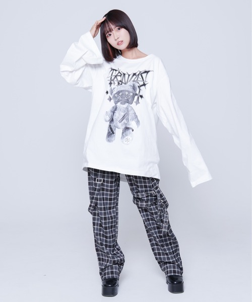 TRAVAS TOKYO　カットソー TRAVAS TOKYO 「TRAVAS TOKYO」 長袖カットソー FREE ブラック