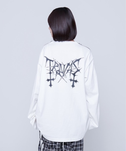 TRAVAS TOKYO 「TRAVAS TOKYO」 長袖カットソー FREE ブラック