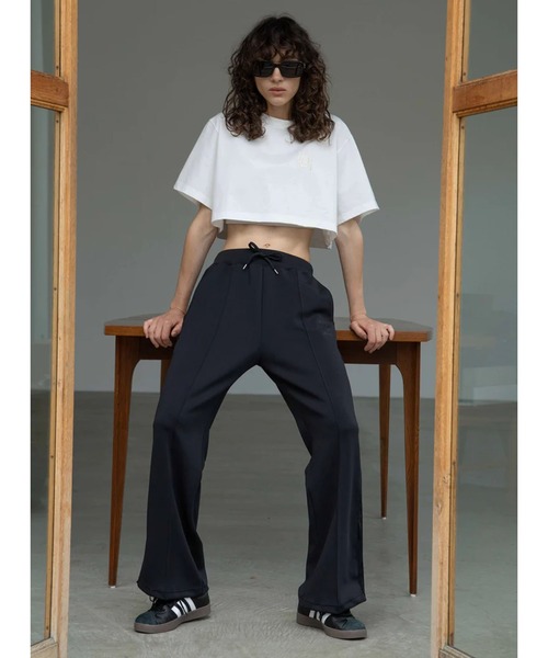 tシャツ LOGO EMBROIDERY CROPPED T-SHIRTS レディース メンズ