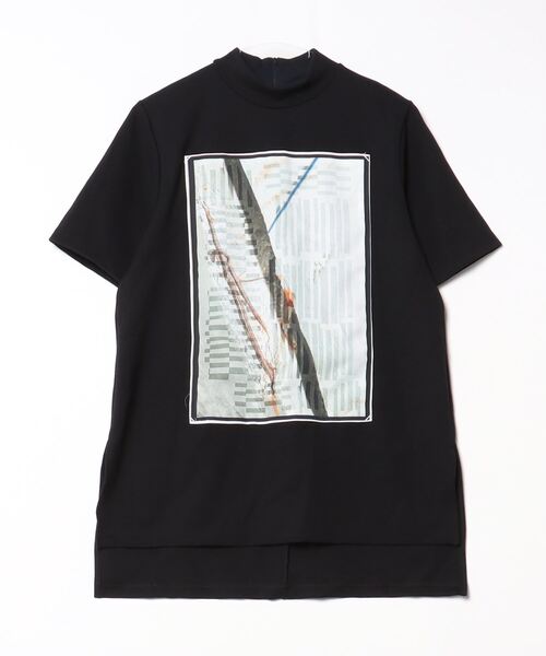「UN3D.」 半袖Tシャツ 38 ブラック レディース