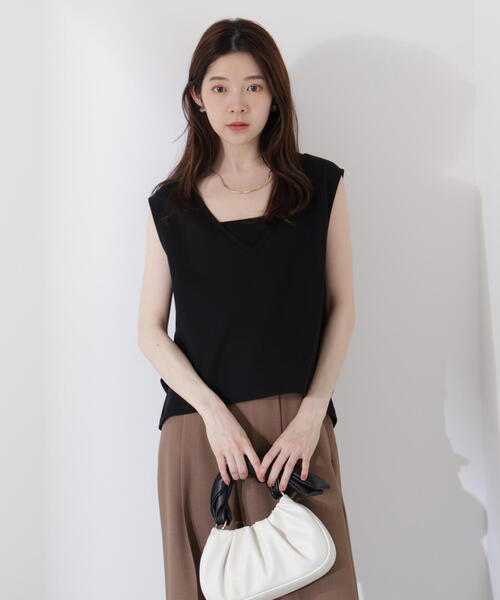 tシャツ Ｖネックフォルムカットソー / 1215260702 レディース
