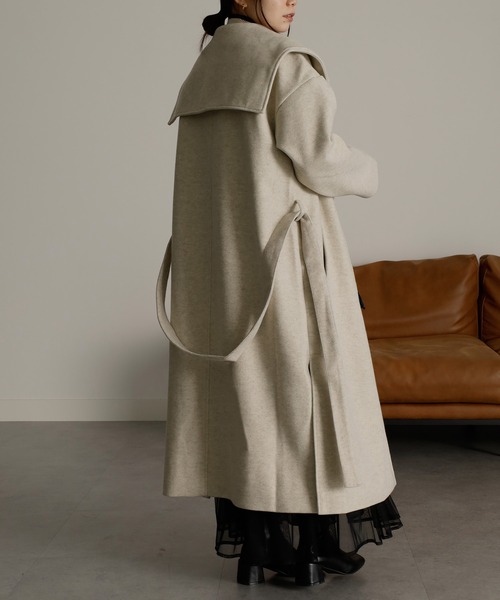 「RANAN」 コート L アイボリー レディース_画像6