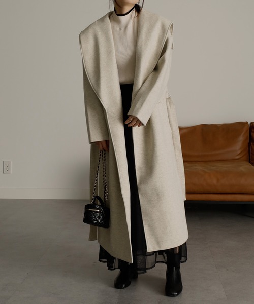 「RANAN」 コート L アイボリー レディース_画像8