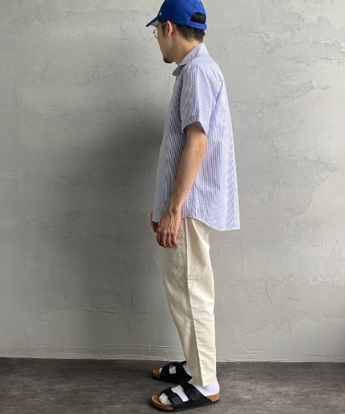 Danton 「DANTON」 半袖シャツ 40 ブルー レディース : ZOZOTOWN