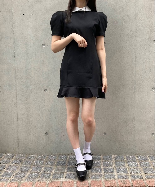 titty＆Co. PETIT by poyo」 半袖ワンピース SMALL ブラック