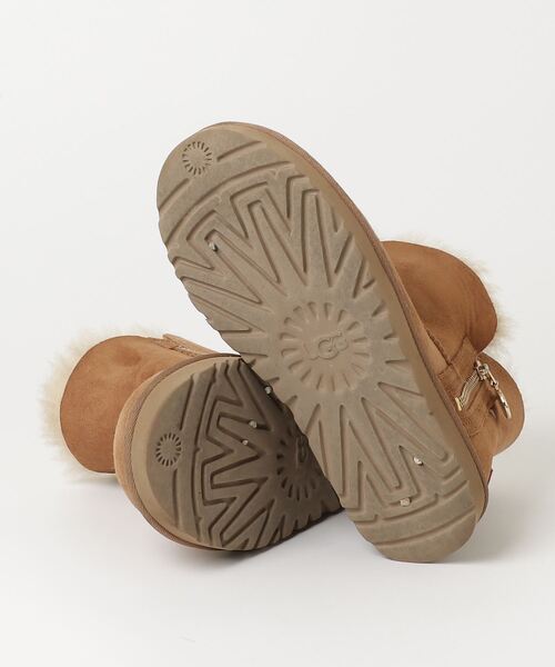 「UGG」 ムートンブーツ 22cm ブラウン レディース_画像3