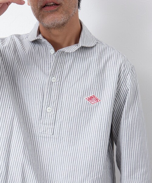 DANTON グリーン長袖シャツ 美品 Danton 「DANTON」 長袖シャツ 40 グリーン系その他3 メンズ