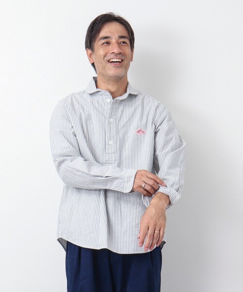 DANTON グリーン長袖シャツ 美品 Danton 「DANTON」 長袖シャツ 40 グリーン系その他3 メンズ