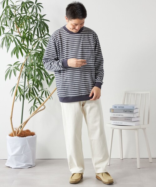 「SHIPS any」 デニムパンツ SMALL ブラック メンズ