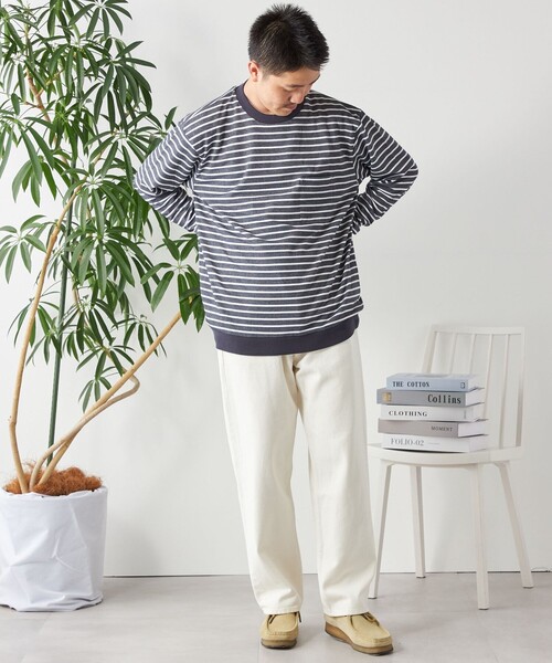 「SHIPS any」 デニムパンツ SMALL ブラック メンズ