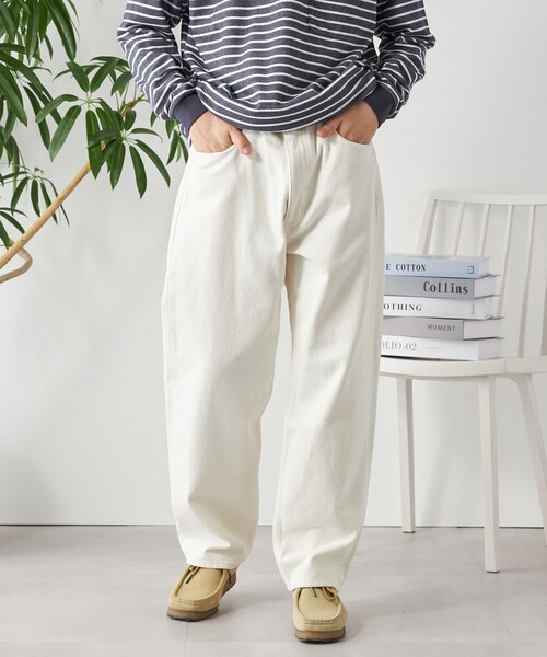 「SHIPS any」 デニムパンツ SMALL ブラック メンズ