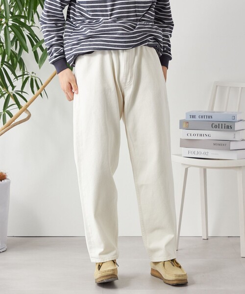 「SHIPS any」 デニムパンツ SMALL ブラック メンズ