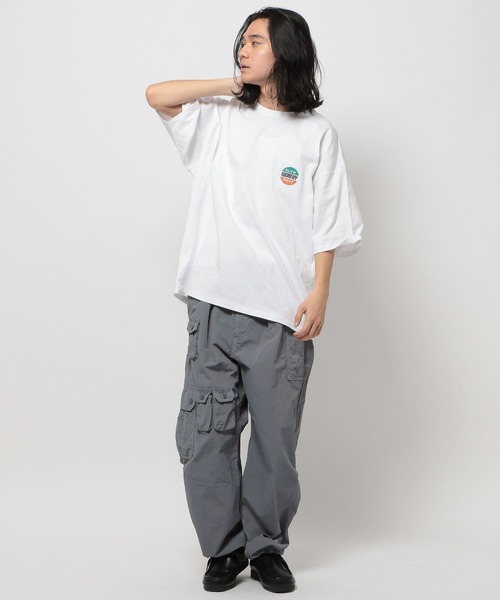 「niko and...」 半袖Tシャツ LARGE イエロー メンズ