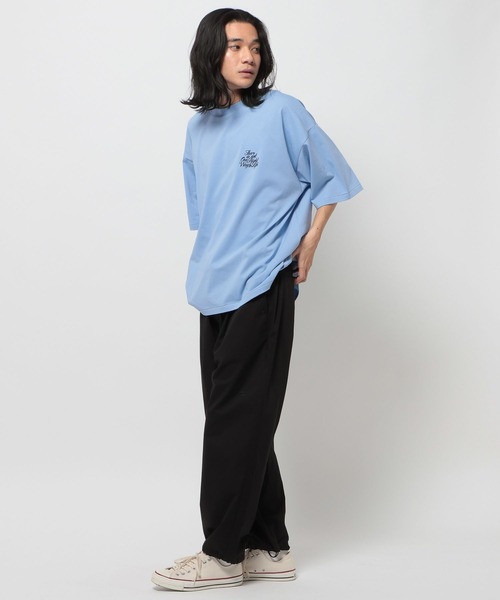 「niko and...」 半袖Tシャツ LARGE イエロー メンズ