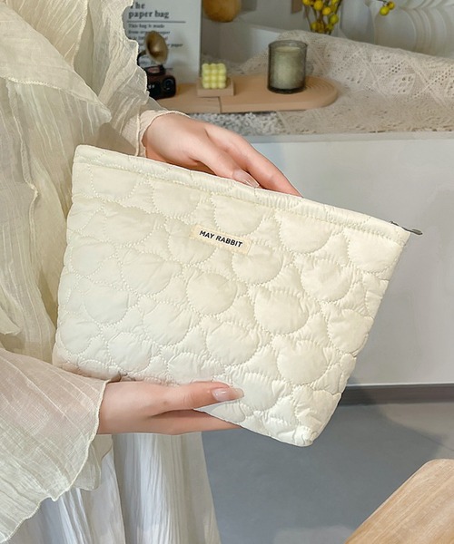 TONE SELECT GOODS ポーチ urbanfemine./大容量くまキルティングポーチ