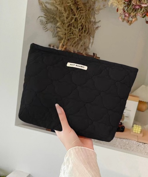 TONE SELECT GOODS ポーチ urbanfemine./大容量くまキルティングポーチ