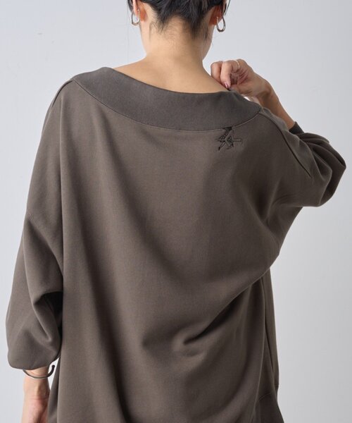 BEARDSLEY tシャツ Ronde刺繍裏毛プルオーバー レディース