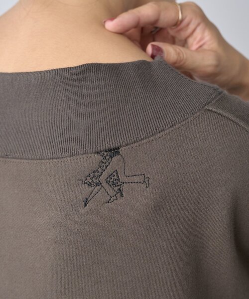 【新品未使用】BEARDSLEY プルオーバートップス BEARDSLEY tシャツ Ronde刺繍裏毛プルオーバー レディース