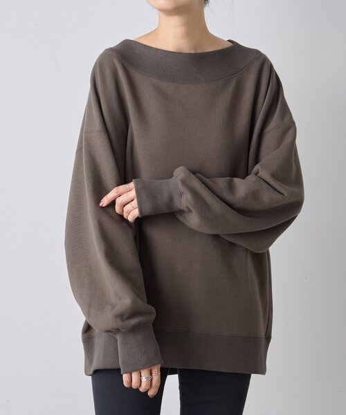 【新品未使用】BEARDSLEY プルオーバートップス BEARDSLEY tシャツ Ronde刺繍裏毛プルオーバー レディース