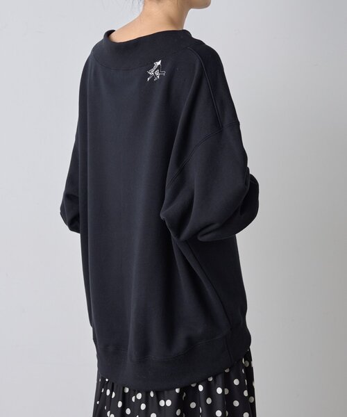 BEARDSLEY tシャツ Ronde刺繍裏毛プルオーバー レディース