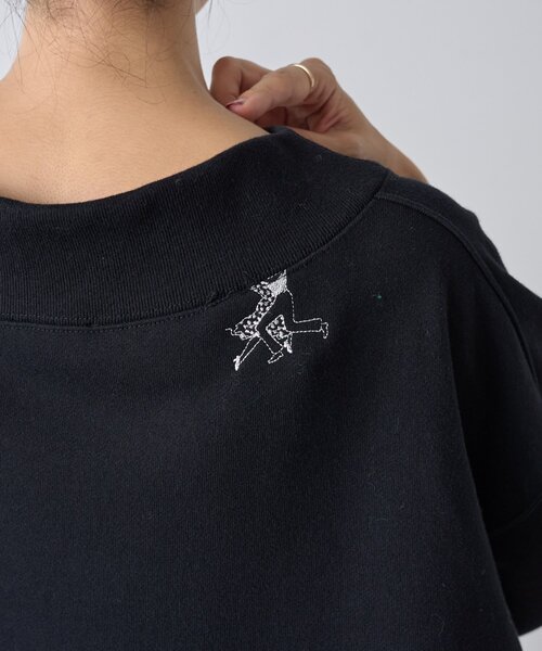 【新品未使用】BEARDSLEY プルオーバートップス BEARDSLEY tシャツ Ronde刺繍裏毛プルオーバー レディース