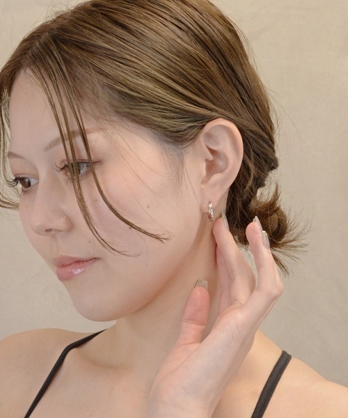 ピアス　No.5120 Heartdance（ハートダンス） ピアス ツイストライン フープピアス