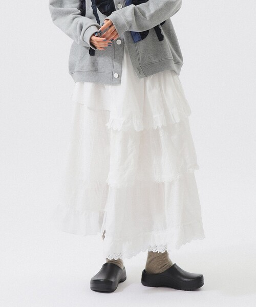 今期新品！BEAMS BOY 【別注】TORI-TO / ティアード スカート TORI-TO（トリト） スカート 「別注」TORI-TO / ティアード スカート