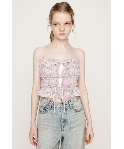 SLY ビスチェレイヤードシャツ SLY ブラウス シャツ BUSTIER LAYRED SH ビスチェ レイヤード